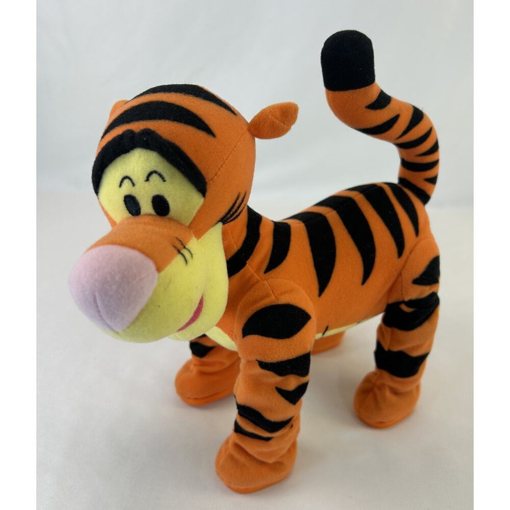 Disney Fisher Price Tigger Pounce 'n Bounce Interactive Plush Winnie Pooh WORKS